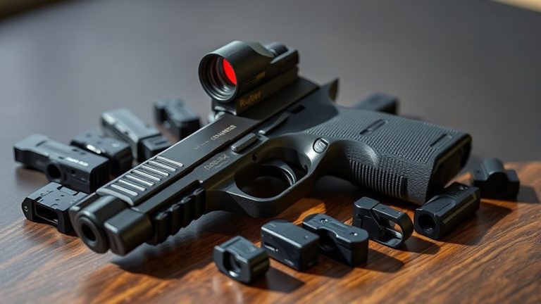top ruger pistol red dots