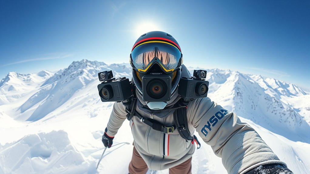 top skiing 360 cameras