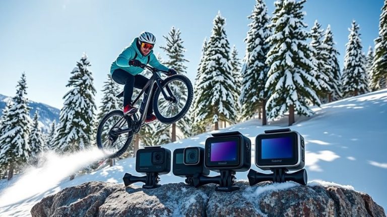 top skiing biking cameras