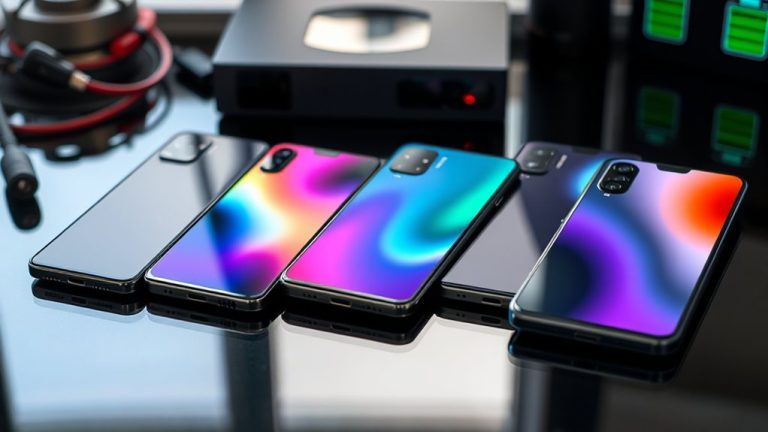 top smartphones camera battery