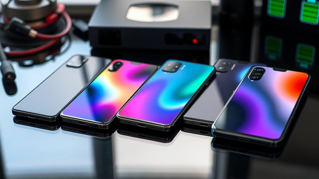 top smartphones camera battery