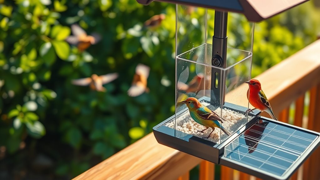 top solar bird feeder cameras