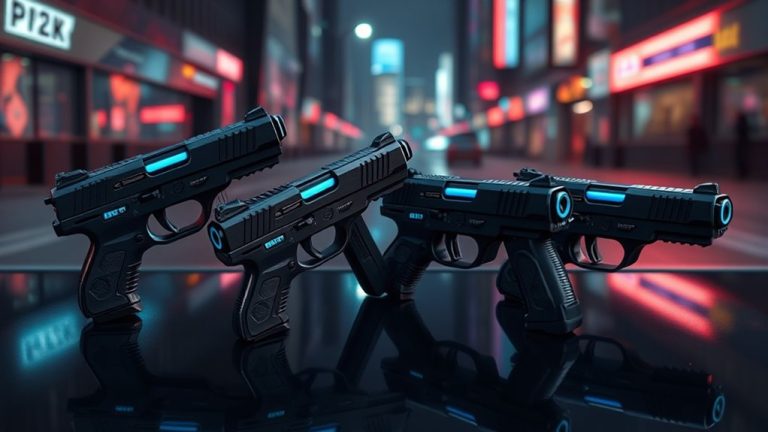 top stealth cyberpunk pistols