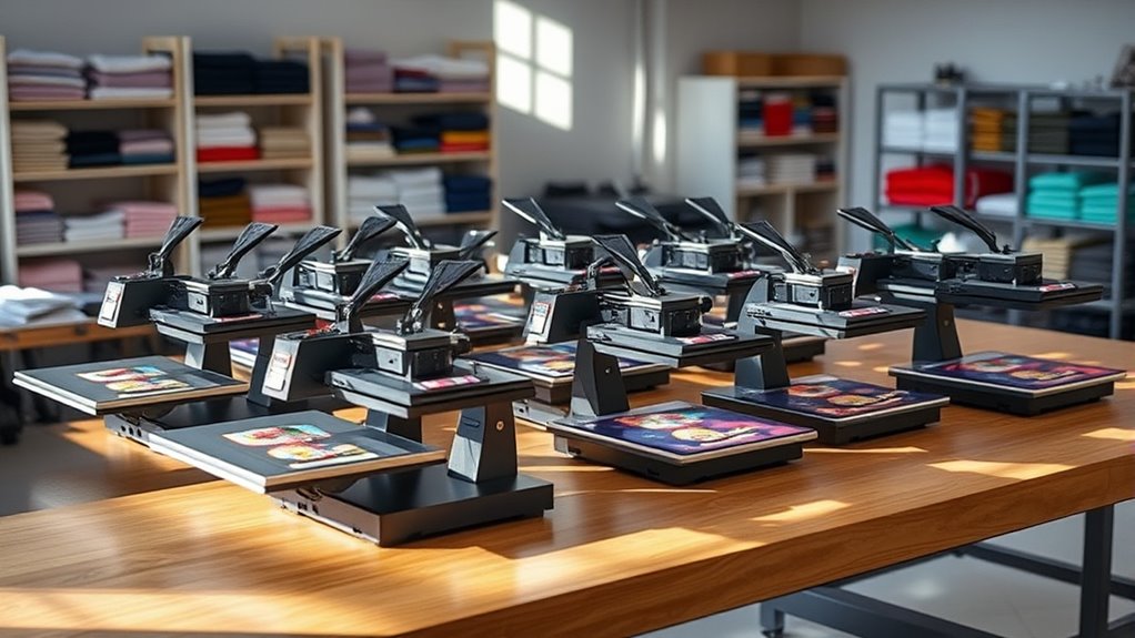 top t shirt heat press printers