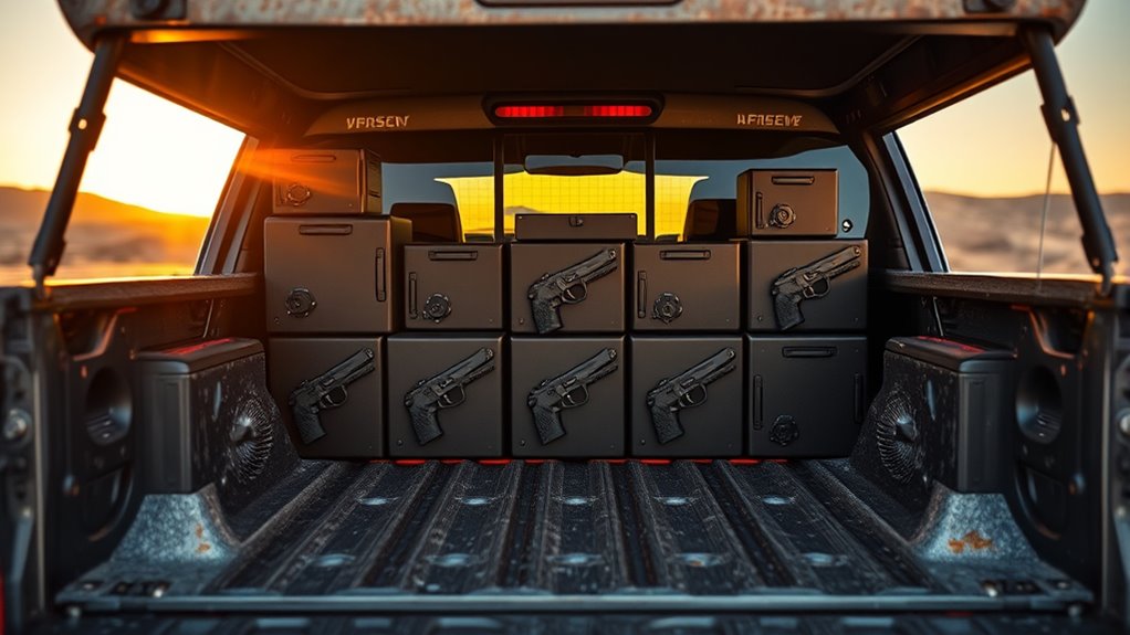 top truck pistol safes