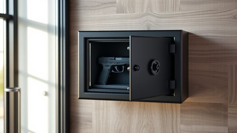 top wall mount gun safes