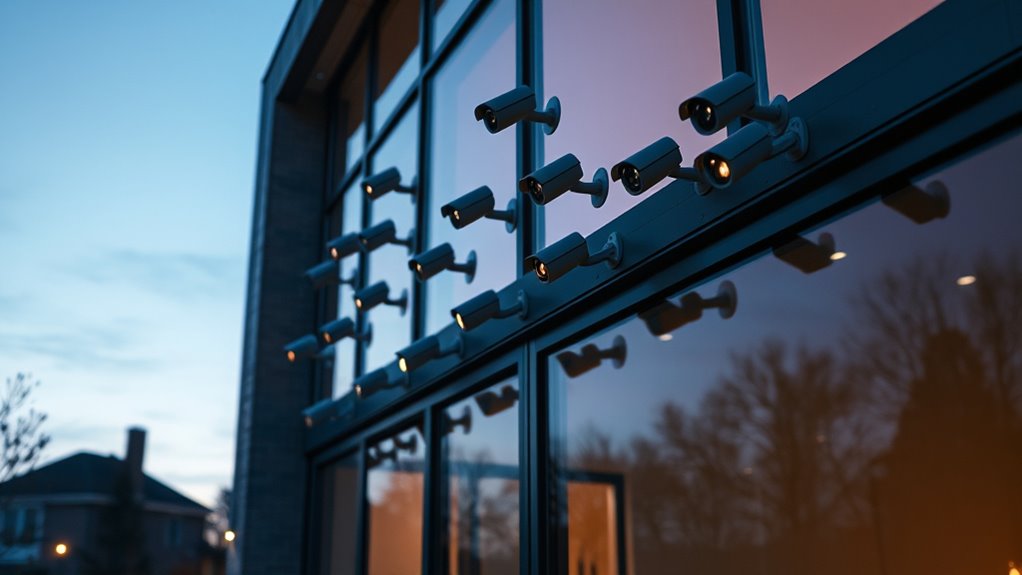 top window cameras with night vision