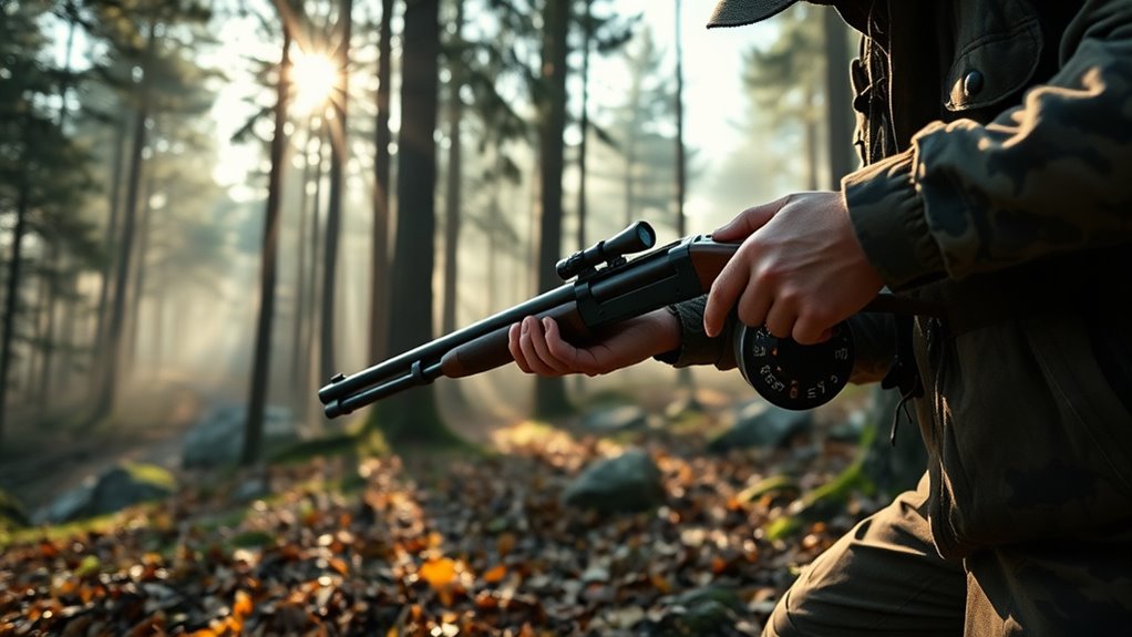 using muzzleloader during rifle season