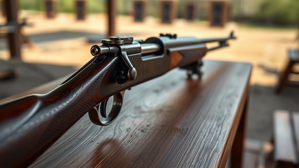 vintage untraceable german rifle