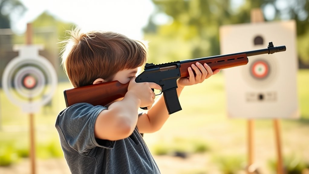 youth rifle safety features