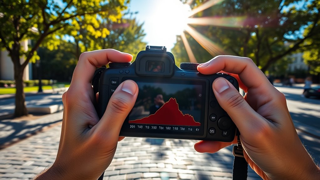 adjust camera for bright sunlight