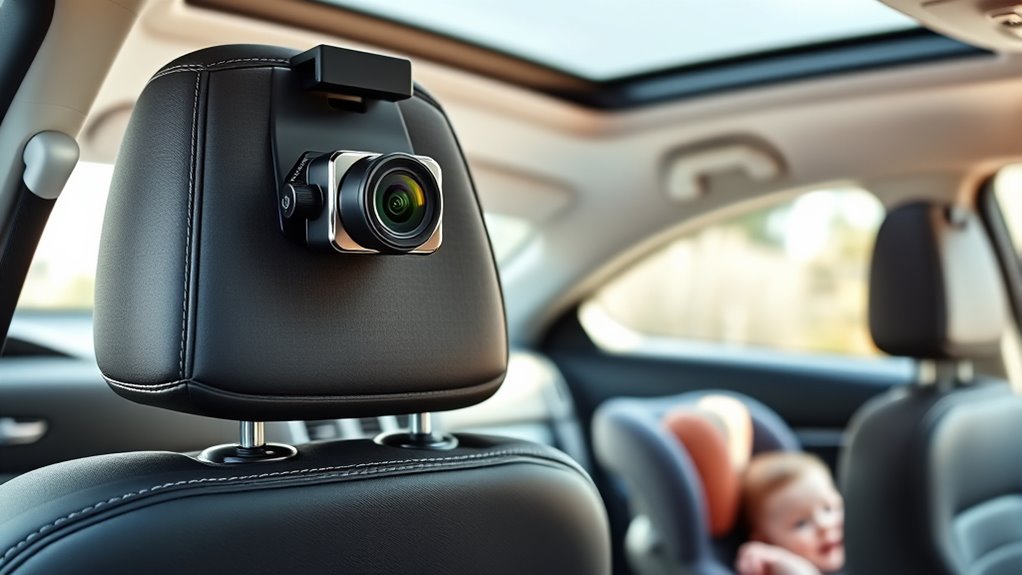baby car seat camera features