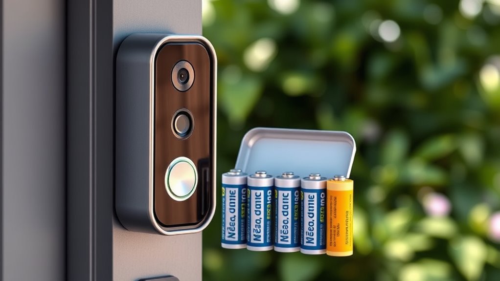 battery features for doorbell