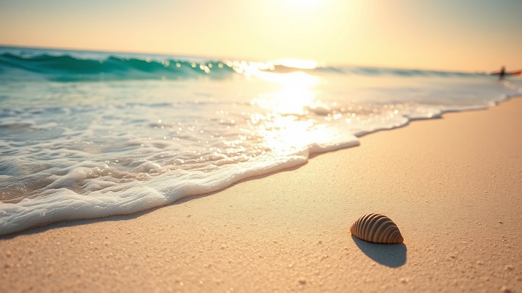 beach lighting exposure settings