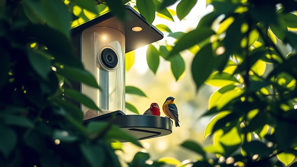 birdfeeders with cameras