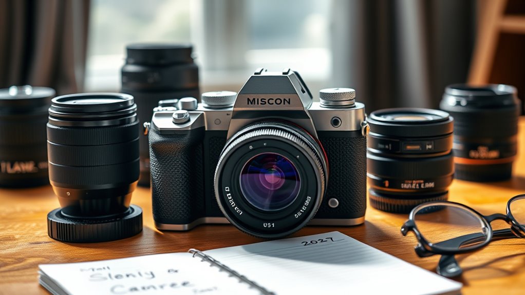 camera features and lens options