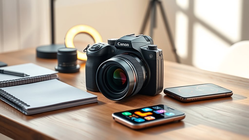 camera features for content creation