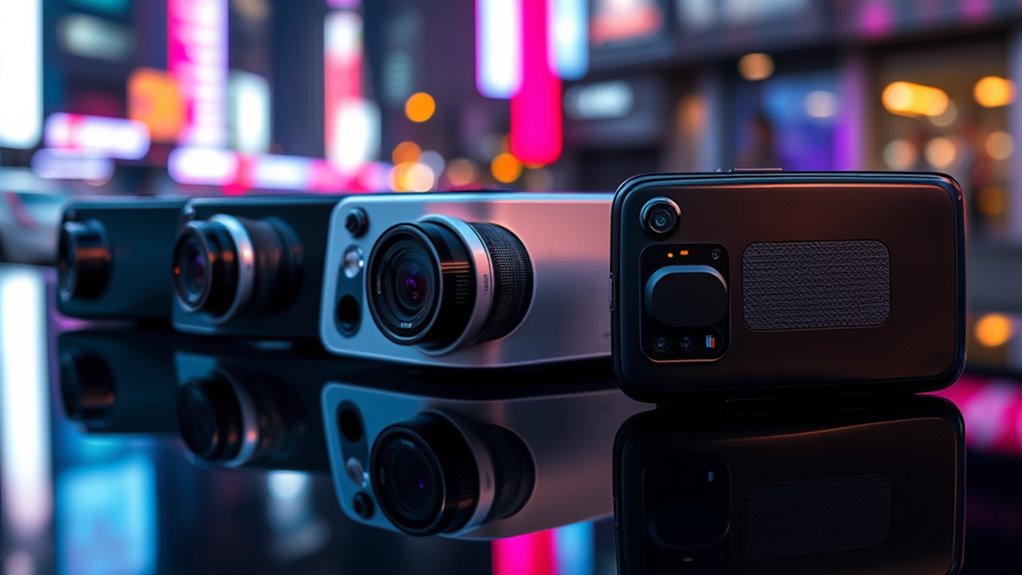 camera sensor and lens