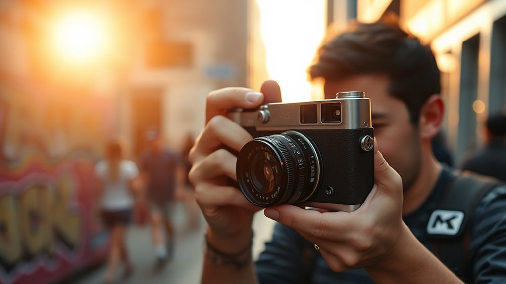 camera size lens controls