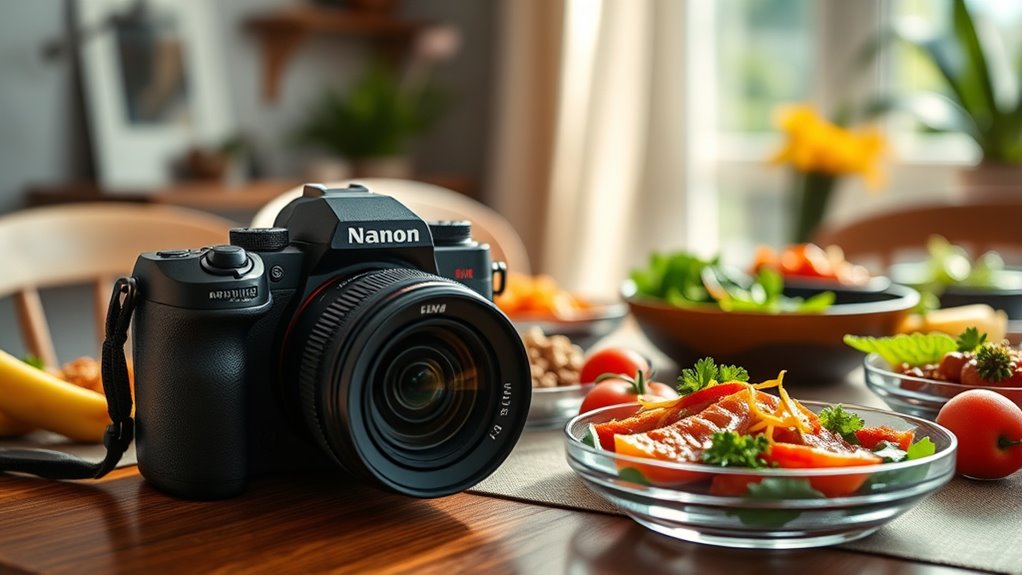 camera specs for food photography