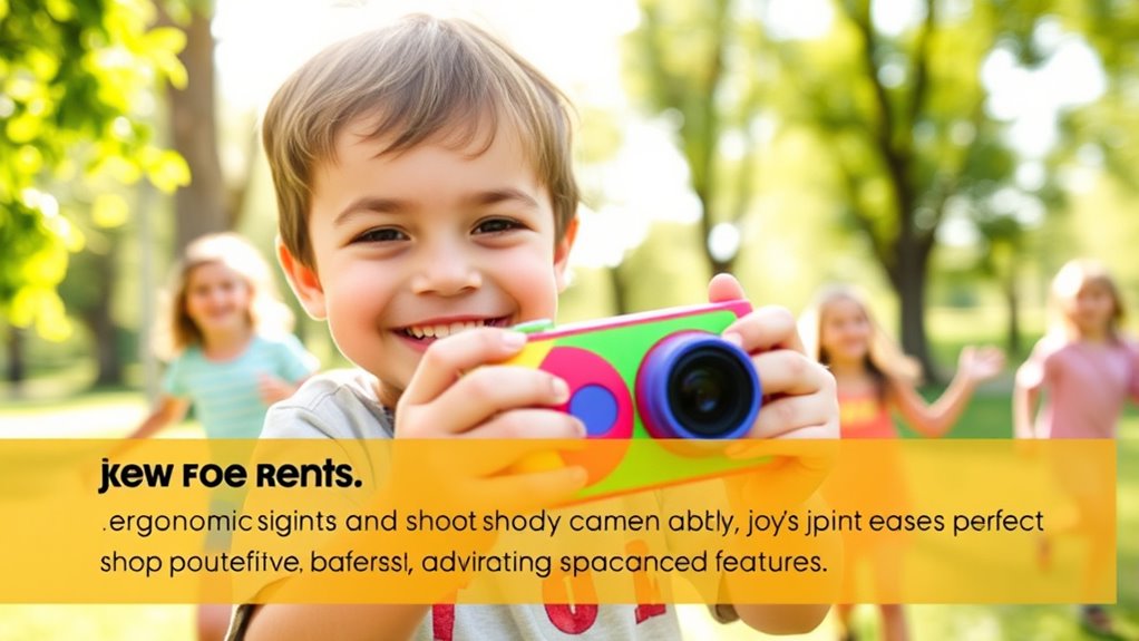 child friendly durable camera features