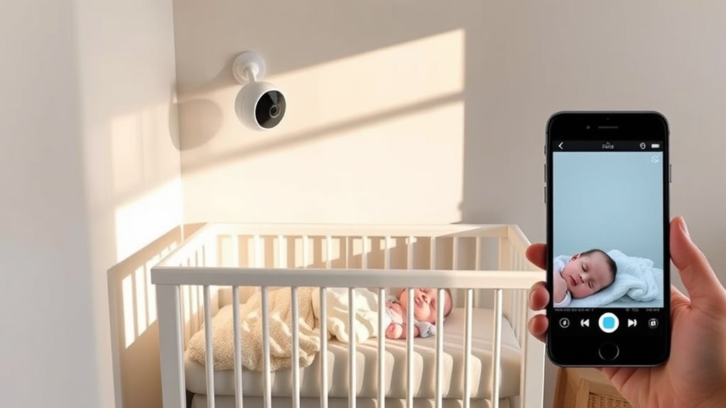 choose secure high resolution baby camera