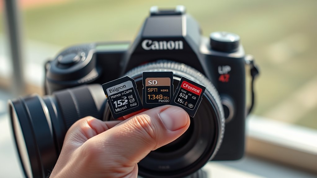 choose suitable camera memory card