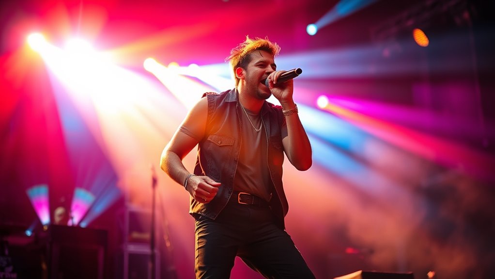 concert lighting camera settings