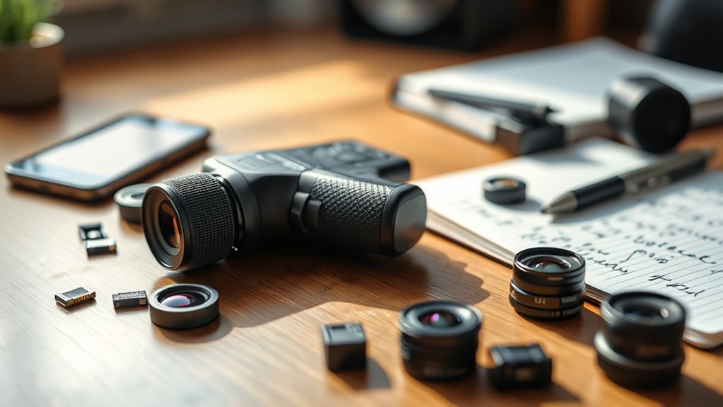 detection range and features