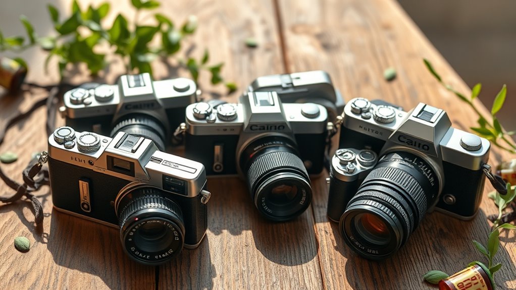 early 2000s digital camera selection