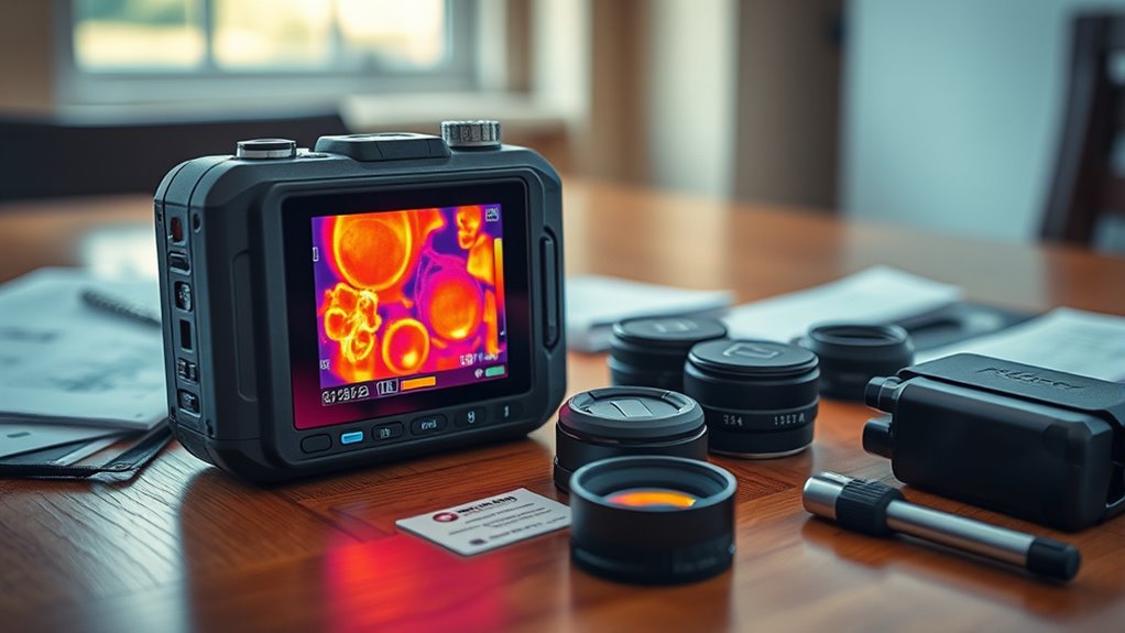 key features for handheld thermal cameras