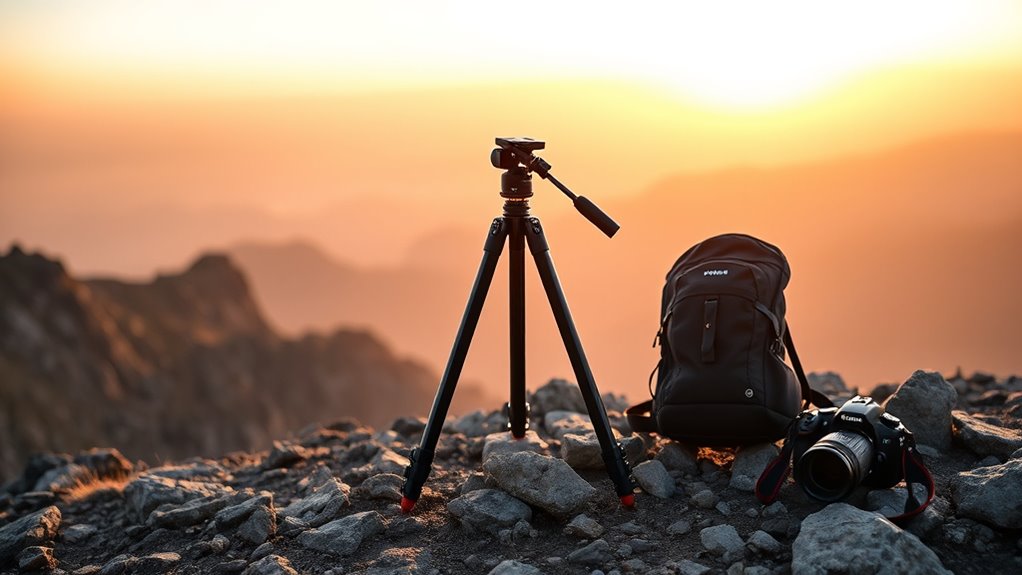 lightweight durable adjustable tripod