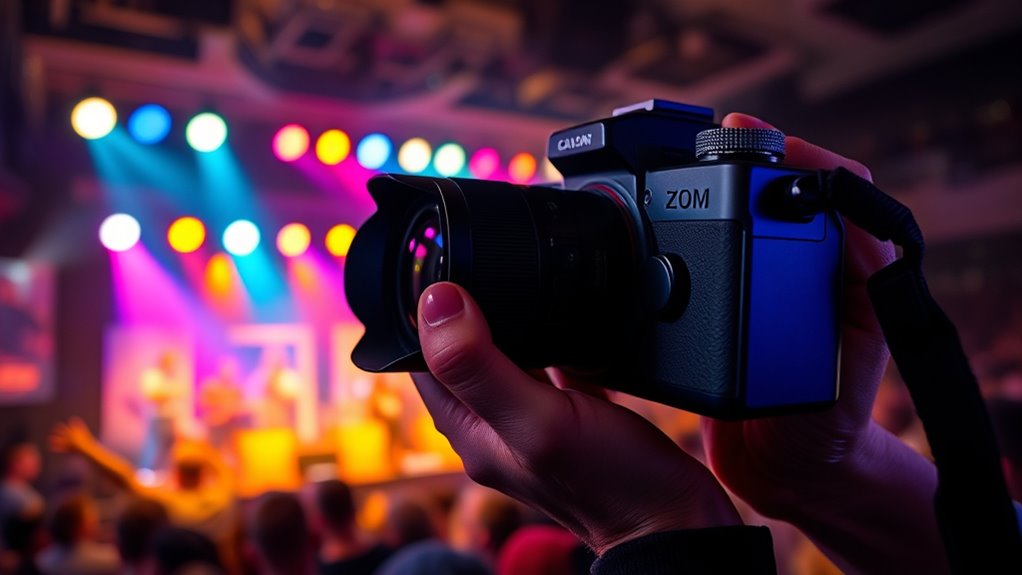 low light zoom stability