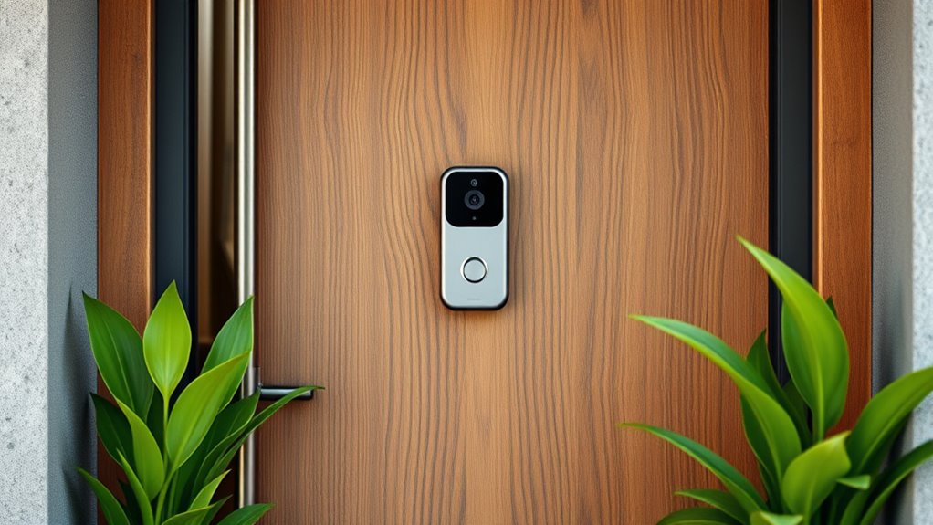 optimal doorbell camera height