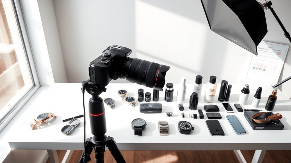 optimal product photography settings