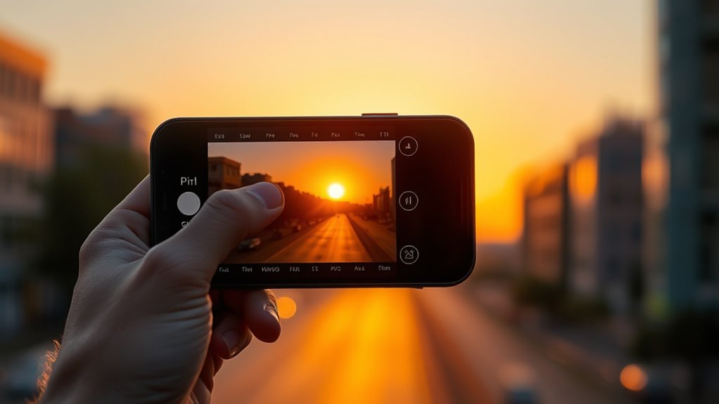 optimize lighting and focus