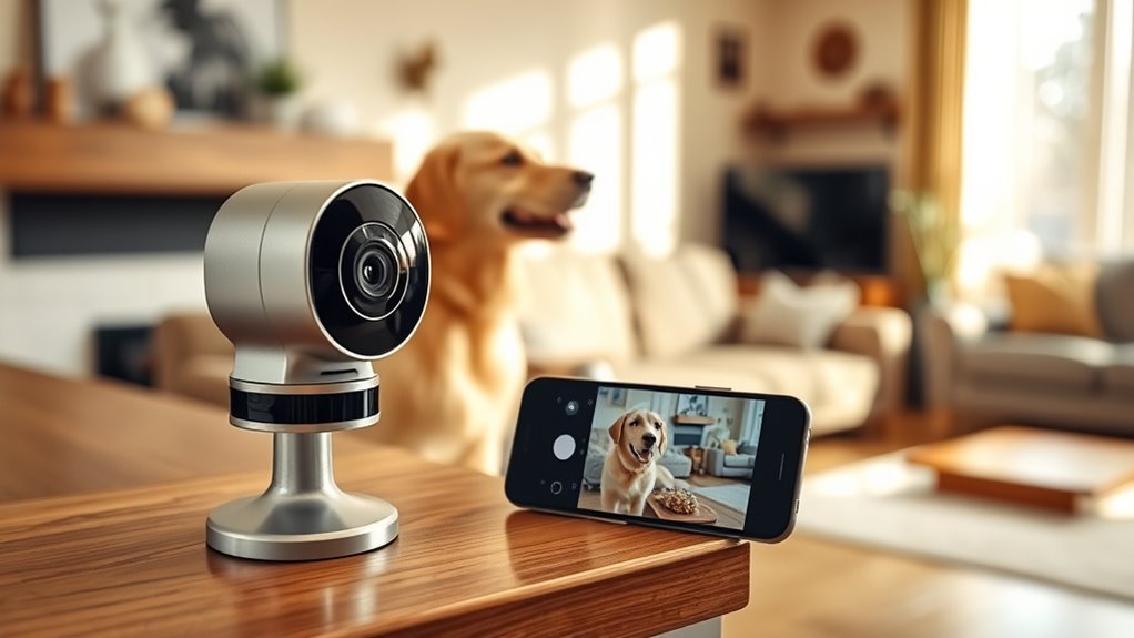 pet monitoring camera features