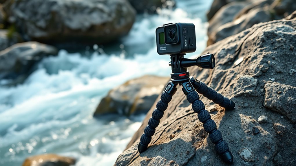 portable adjustable stable tripod