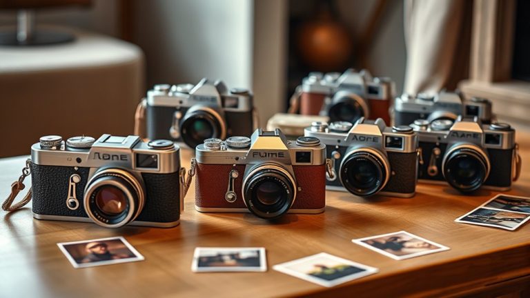 retro digital camera selection