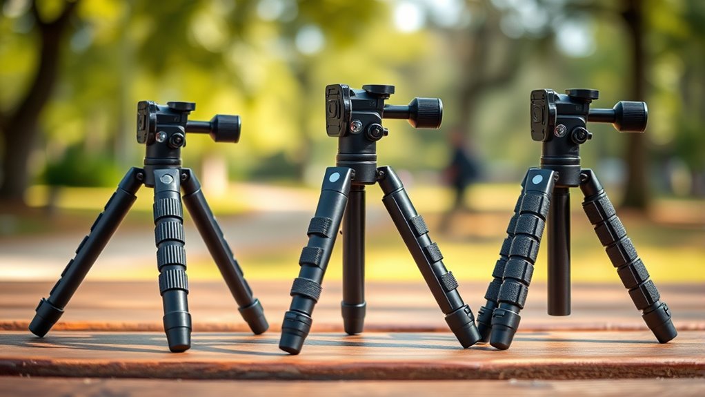 stable adjustable portable tripod