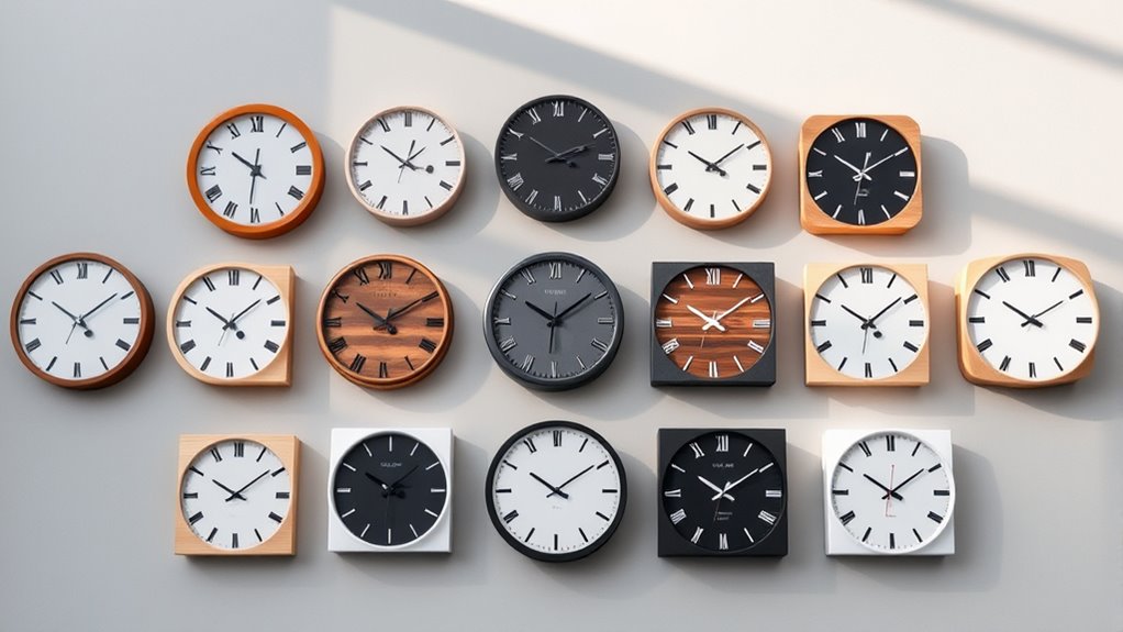 stylish covert clock cameras