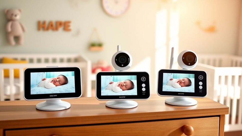 top 6 triple camera baby monitors