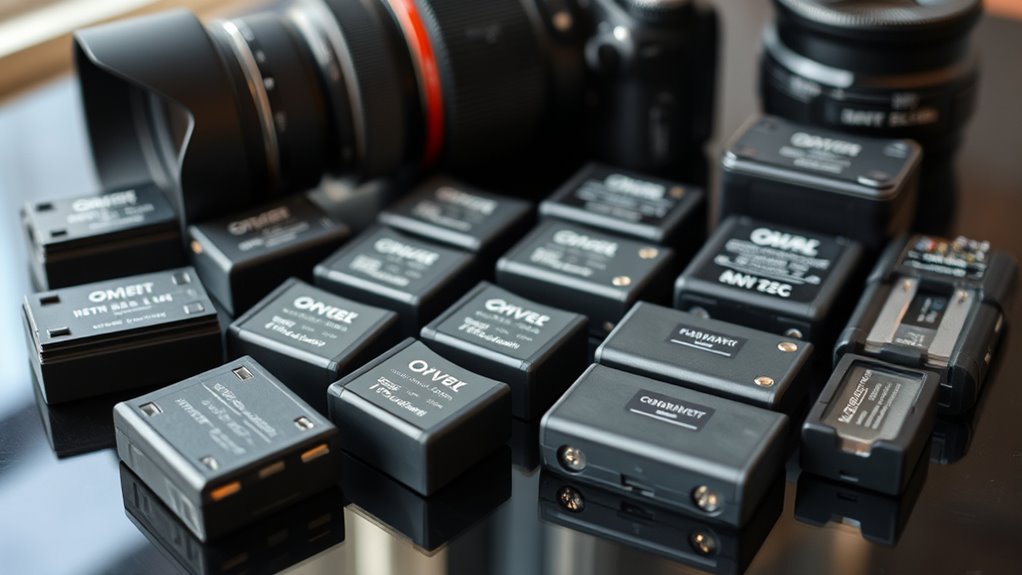 top camera batteries list