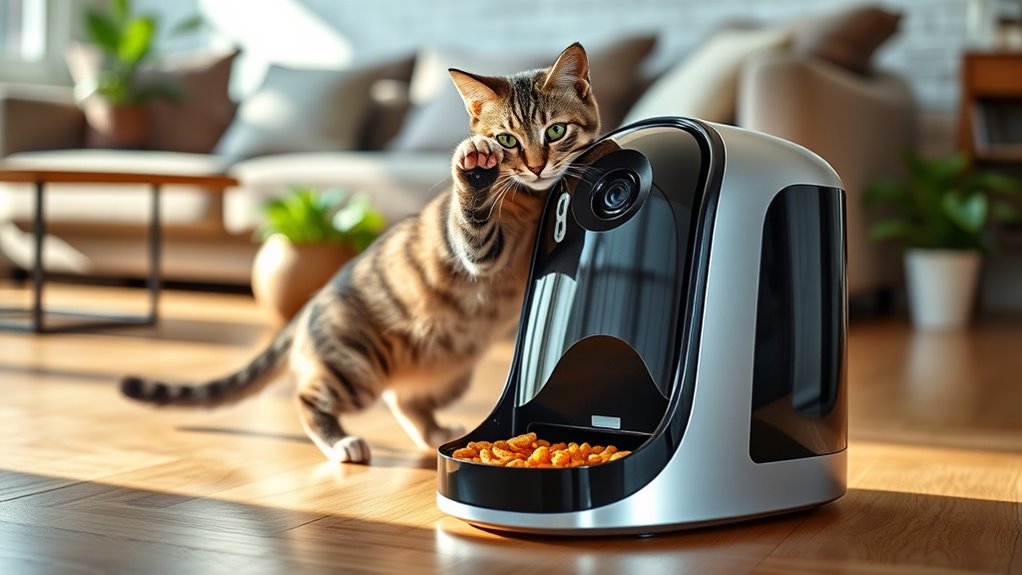 top camera cat treat dispensers