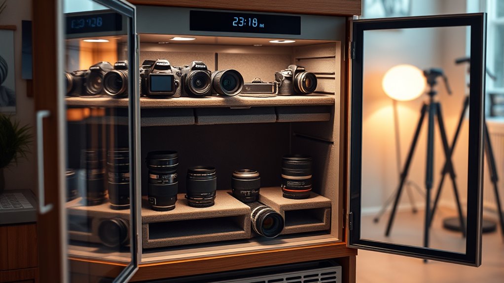 top camera dry cabinets