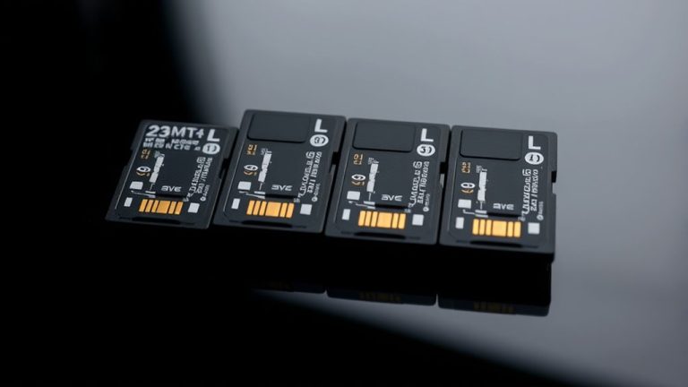 top camera memory sizes