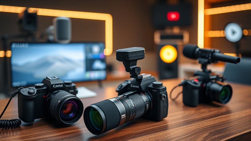 top camera mic packages