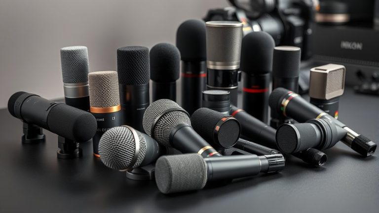 top camera microphone picks