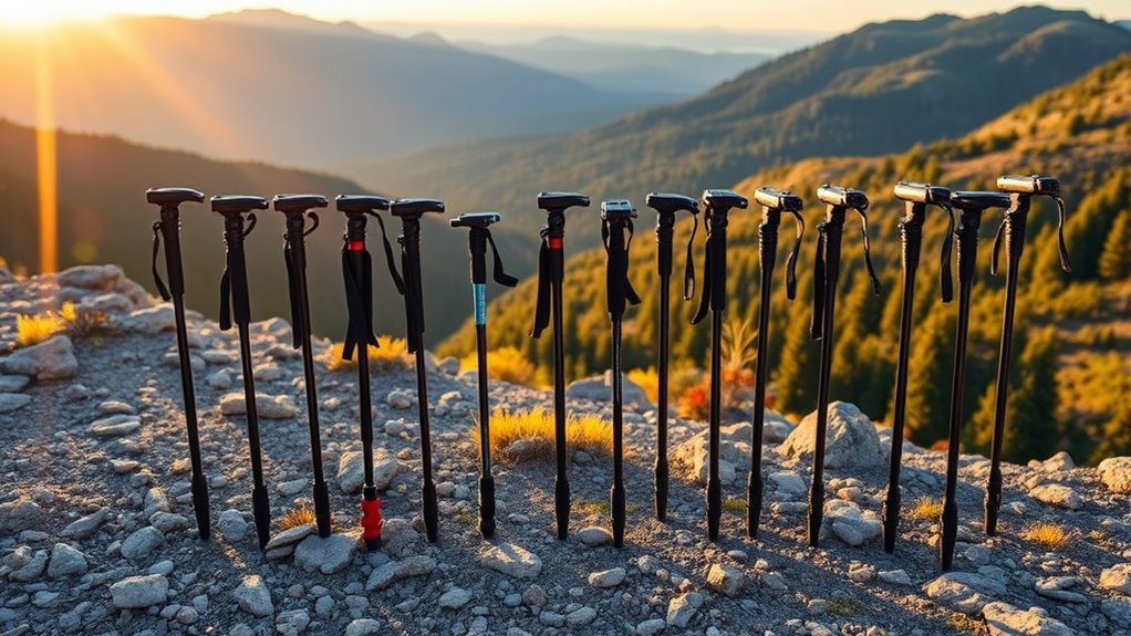 top camera monopod walking sticks