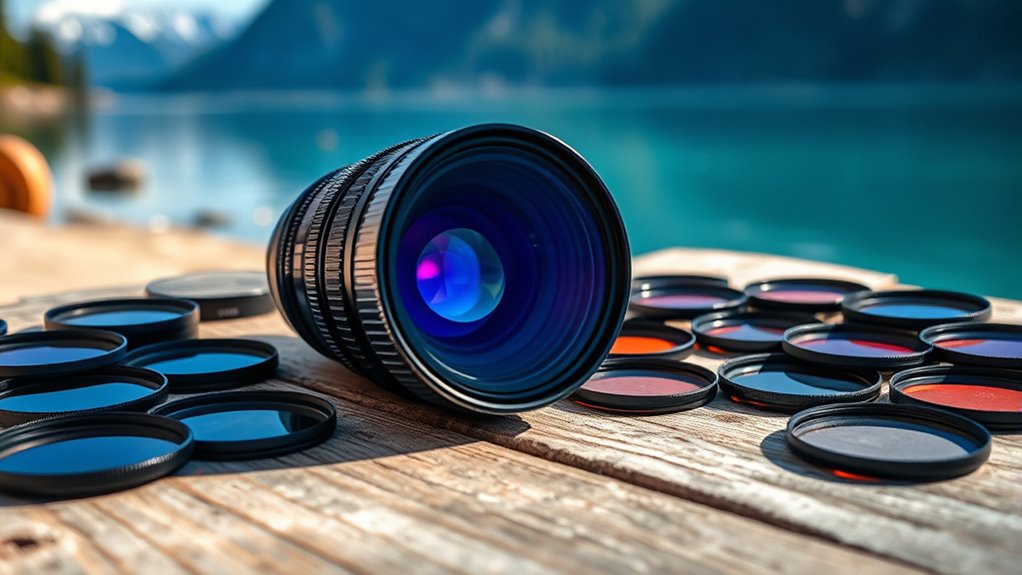 top camera polarizer filters